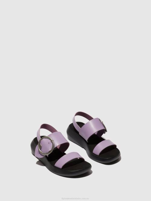 sling-back sandaler bani739 kvinnor Fly London 2T02470 violett