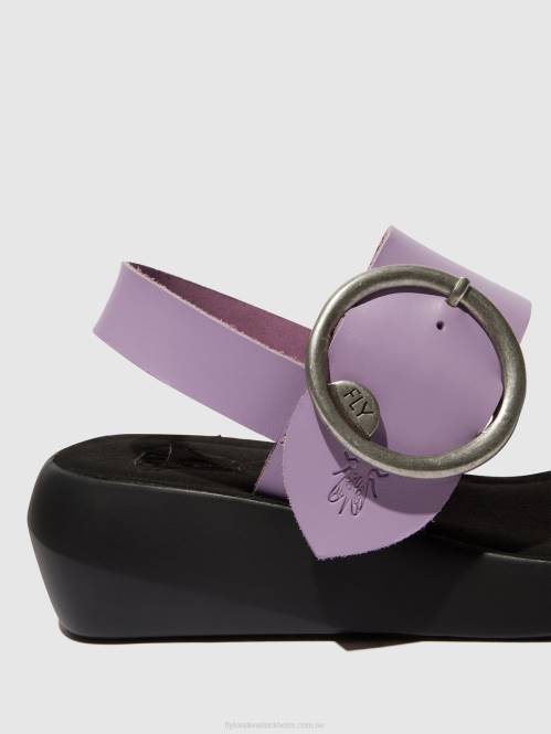 sling-back sandaler bani739 kvinnor Fly London 2T02470 violett
