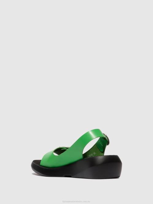 sling-back sandaler berk754 kvinnor Fly London 2T02467 avokado