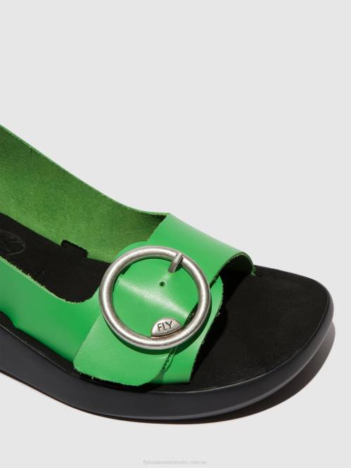 sling-back sandaler berk754 kvinnor Fly London 2T02467 avokado