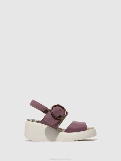 sling-back sandaler digo939 kvinnor Fly London 2T02456 violett