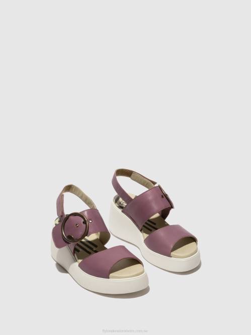 sling-back sandaler digo939 kvinnor Fly London 2T02456 violett