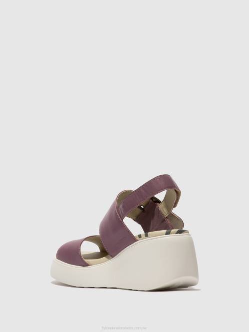 sling-back sandaler digo939 kvinnor Fly London 2T02456 violett