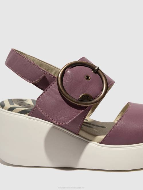 sling-back sandaler digo939 kvinnor Fly London 2T02456 violett