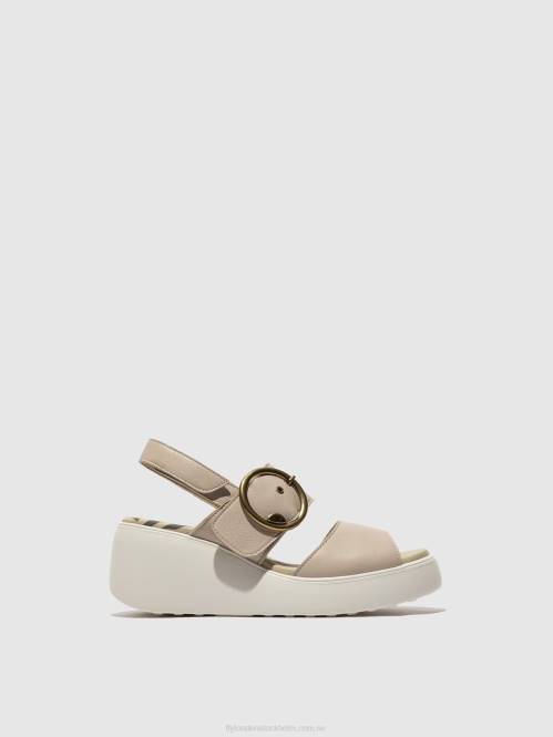 sling-back sandaler digo939 kvinnor Fly London 2T02460 moln