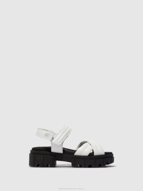 sling-back sandaler jada854 kvinnor Fly London 2T02547 vit