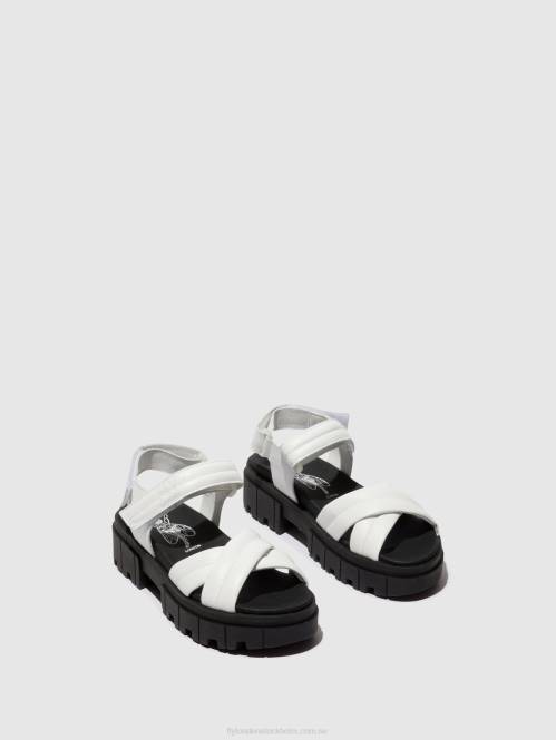 sling-back sandaler jada854 kvinnor Fly London 2T02547 vit