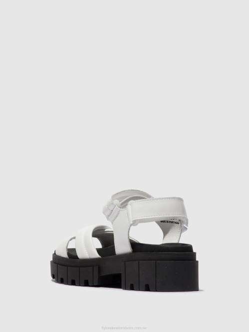 sling-back sandaler jada854 kvinnor Fly London 2T02547 vit