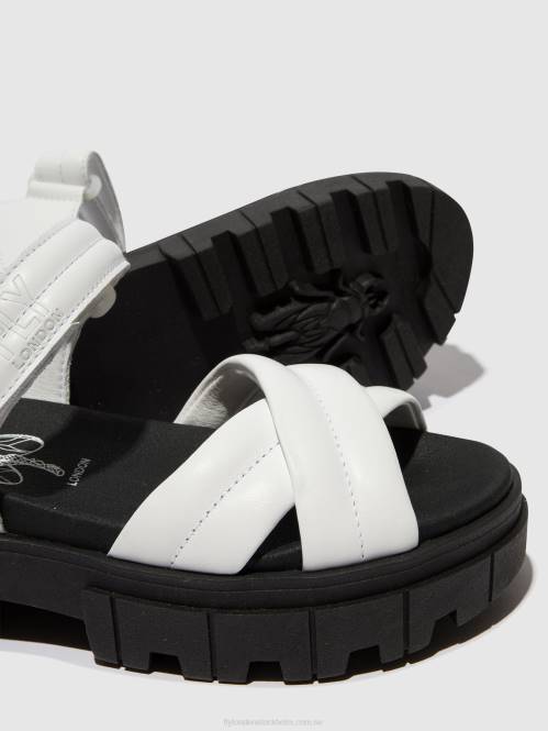 sling-back sandaler jada854 kvinnor Fly London 2T02547 vit