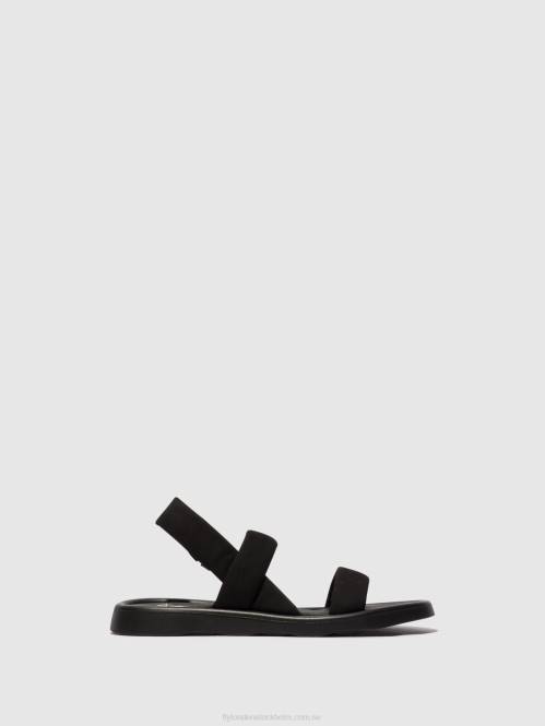 sling-back sandaler tera873 kvinnor Fly London 2T02538 svart