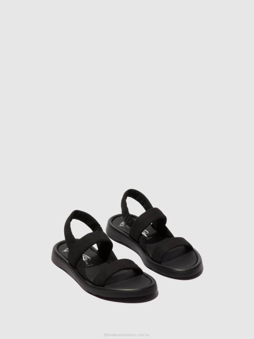 sling-back sandaler tera873 kvinnor Fly London 2T02538 svart