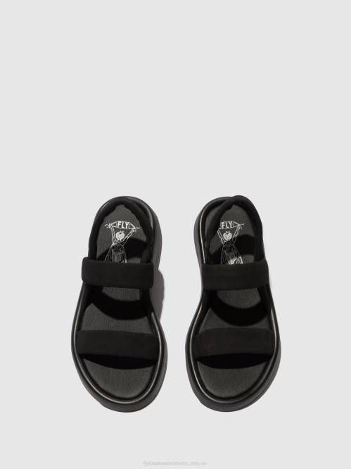 sling-back sandaler tera873 kvinnor Fly London 2T02538 svart