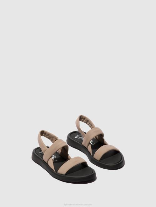 sling-back sandaler tera873 kvinnor Fly London 2T02539 betong