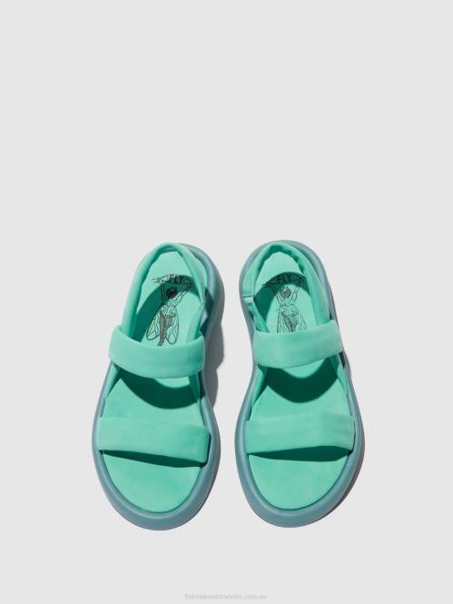 sling-back sandaler tera873 kvinnor Fly London 2T02541 mynt