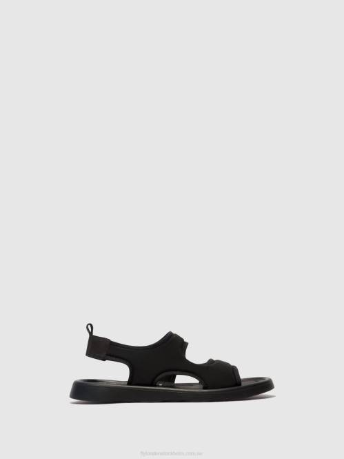 sling-back sandaler treq930 kvinnor Fly London 2T02450 svart