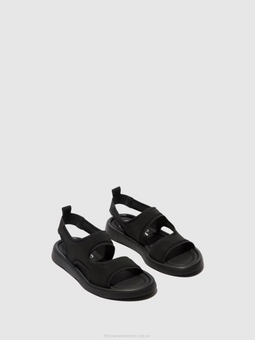 sling-back sandaler treq930 kvinnor Fly London 2T02450 svart