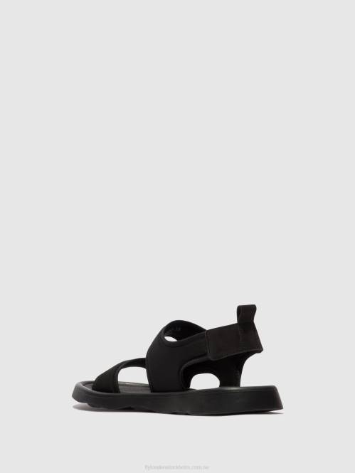 sling-back sandaler treq930 kvinnor Fly London 2T02450 svart
