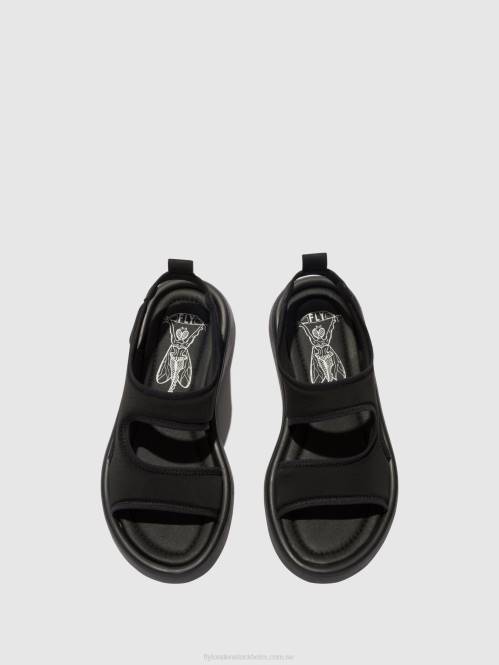 sling-back sandaler treq930 kvinnor Fly London 2T02450 svart
