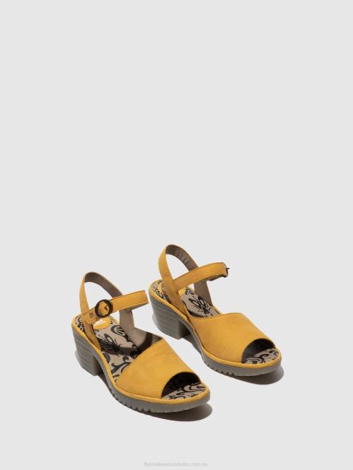 sling-back sandaler wely439 kvinnor Fly London 2T02454 humla