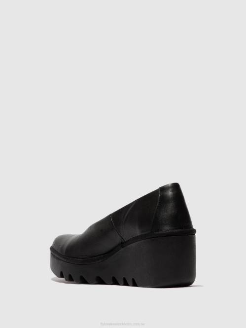 slip-on skor beso246 kvinnor Fly London 2T02619 ceralinsvart
