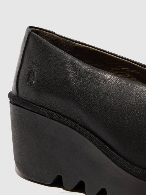slip-on skor beso246 kvinnor Fly London 2T02619 ceralinsvart