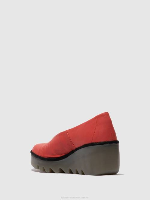 slip-on skor beso246 kvinnor Fly London 2T02642 hallon