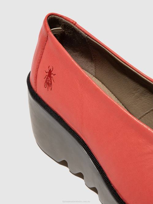 slip-on skor beso246 kvinnor Fly London 2T02642 hallon