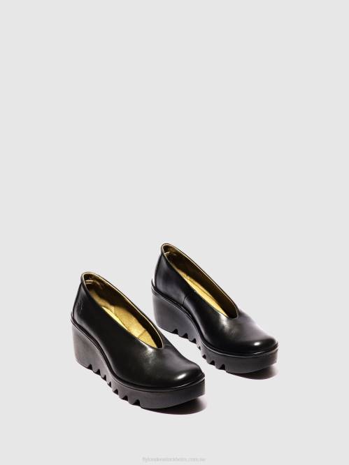 slip-on skor beso246 kvinnor Fly London 2T02672 svart