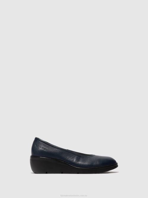 slip-on skor numa570 kvinnor Fly London 2T02632 hav