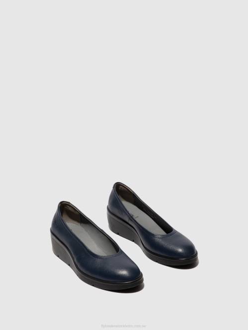 slip-on skor numa570 kvinnor Fly London 2T02632 hav