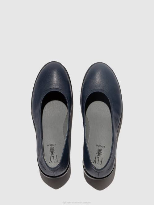 slip-on skor numa570 kvinnor Fly London 2T02632 hav