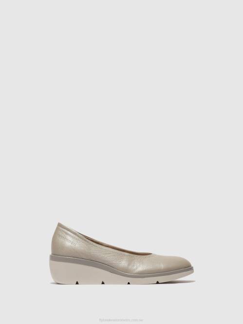 slip-on skor numa570 kvinnor Fly London 2T02633 silver