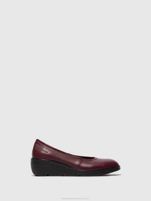 slip-on skor numa570 kvinnor Fly London 2T02670 bordeaux