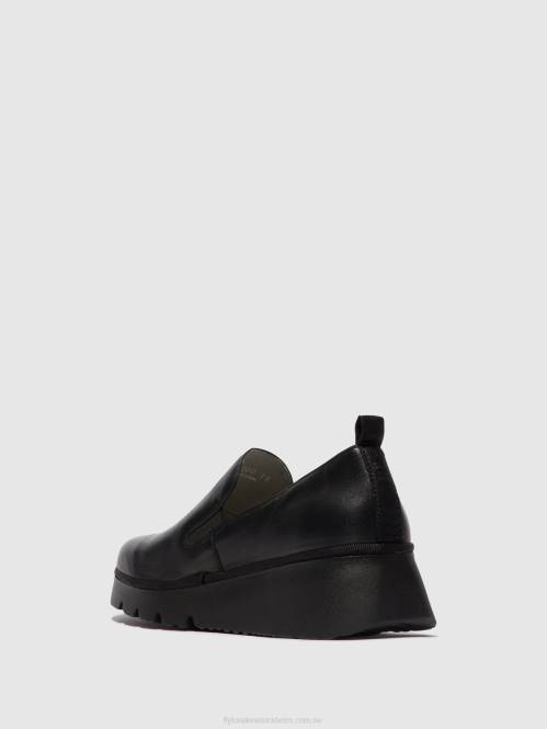 slip-on skor pece406 kvinnor Fly London 2T02664 svart