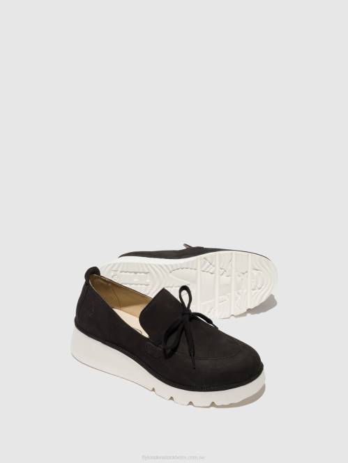slip-on skor popi436 kvinnor Fly London 2T02635 svart