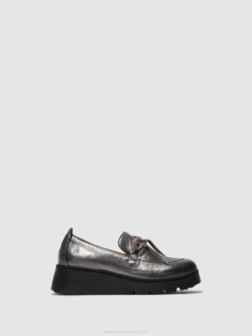 slip-on skor popi436 kvinnor Fly London 2T02636 grafit