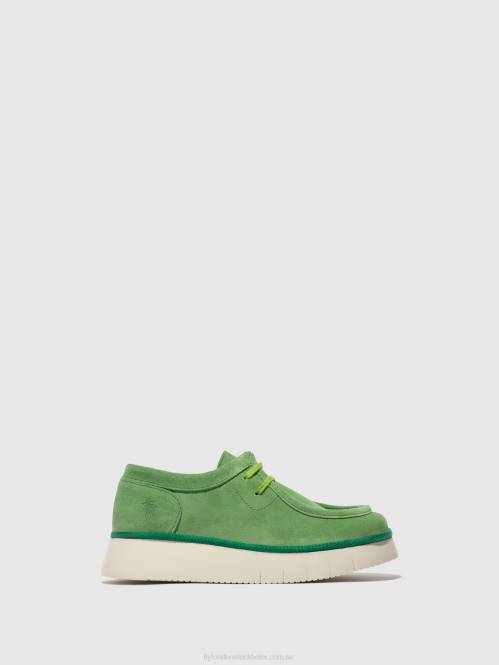 snörskor ceza437 kvinnor Fly London 2T02657 limegrön