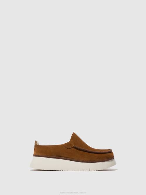 stängda skor ceze361 kvinnor Fly London 2T02694 cognac
