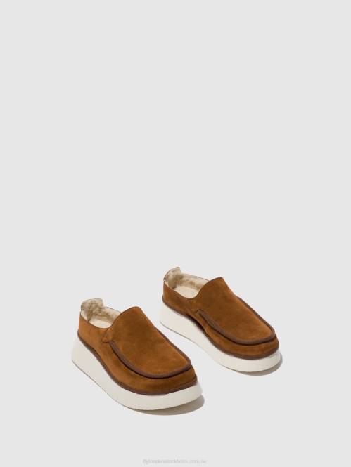 stängda skor ceze361 kvinnor Fly London 2T02694 cognac