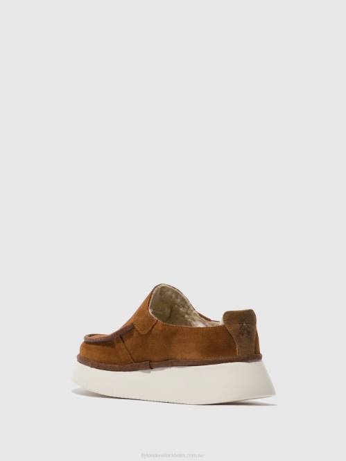 stängda skor ceze361 kvinnor Fly London 2T02694 cognac
