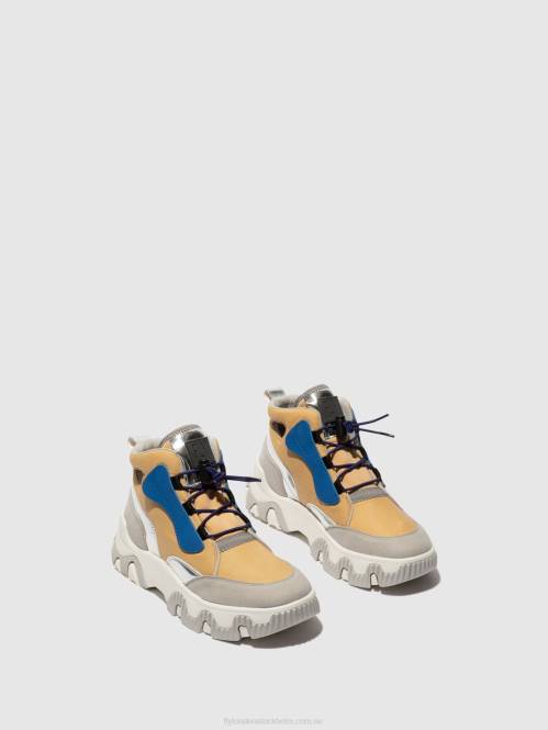 hi-top sneakers feny633 kvinnor Fly London 2T02747 persika
