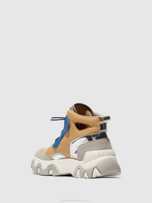 hi-top sneakers feny633 kvinnor Fly London 2T02747 persika