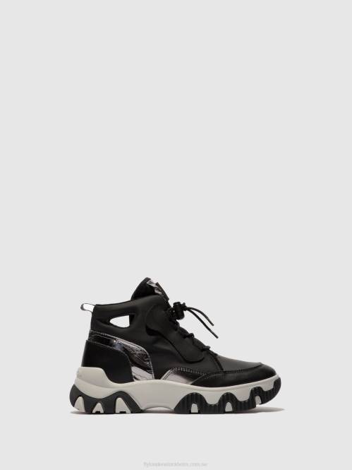 hi-top sneakers feny633 kvinnor Fly London 2T02771 multi svart