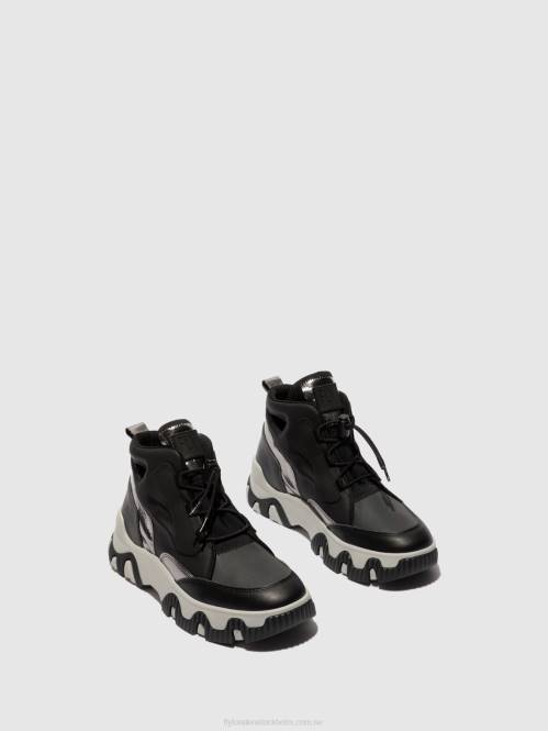 hi-top sneakers feny633 kvinnor Fly London 2T02771 multi svart