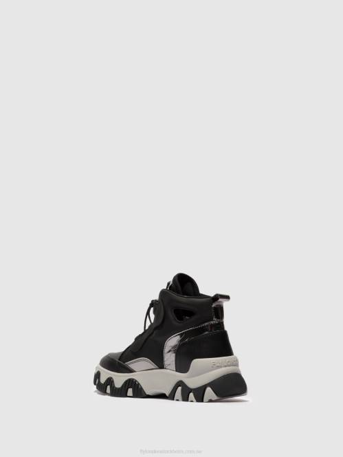hi-top sneakers feny633 kvinnor Fly London 2T02771 multi svart