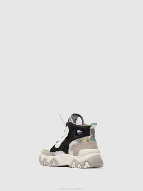 hi-top sneakers feny633 kvinnor Fly London 2T02775 multi offwhite