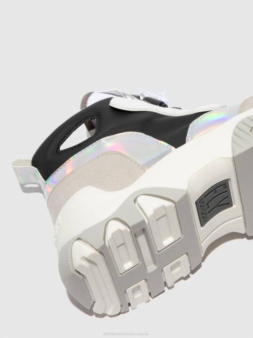 hi-top sneakers feny633 kvinnor Fly London 2T02775 multi offwhite
