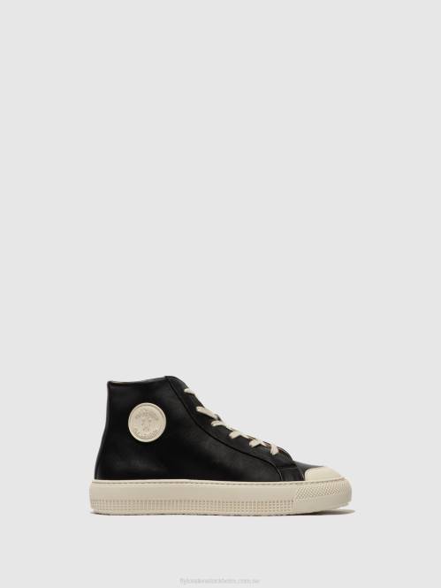 hi-top tränare topy586 kvinnor Fly London 2T02726 svart