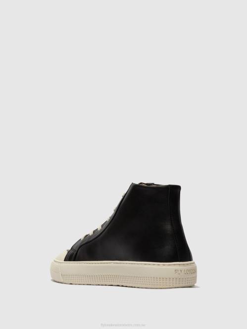 hi-top tränare topy586 kvinnor Fly London 2T02726 svart
