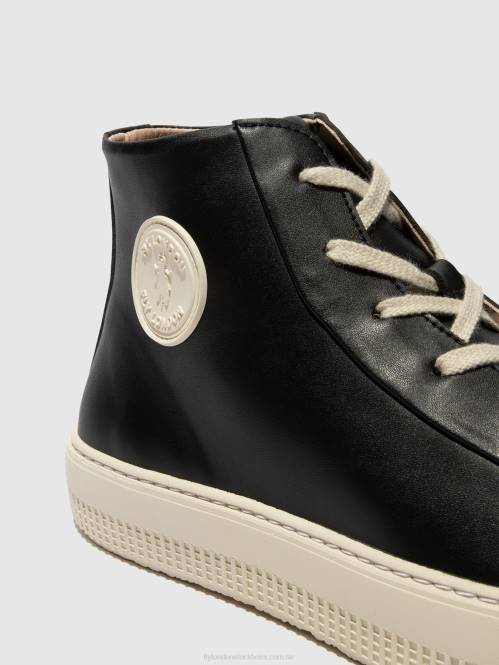 hi-top tränare topy586 kvinnor Fly London 2T02726 svart